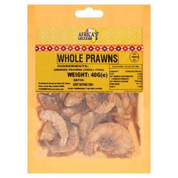 Africa's Finest Whole Prawns 40g