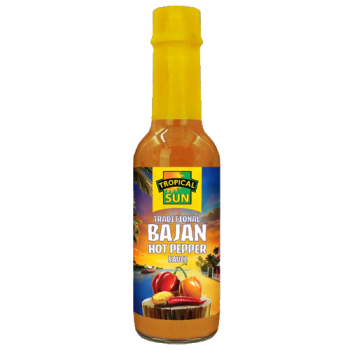 Tropical Sun Traditional Bajan Hot Pepper Sauce 150ml 