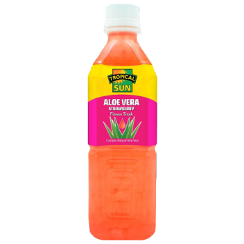 Tropical Sun Aloe Vera Strawberry Flavour Drink 500ml 