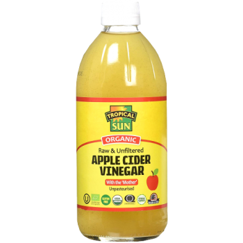 Tropical Sun Organic Apple Cider Vinegar Unpasteurised 473ml 