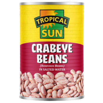 Tropical Sun Crabeye Beans in Salted Water 400g 