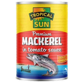 Tropical Sun Mackerel in Tomato Sauce 400g 