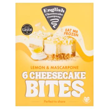English Cheesecake Company Lemon & Mascarpone Cheesecake Bites 6 x 35g (210g)