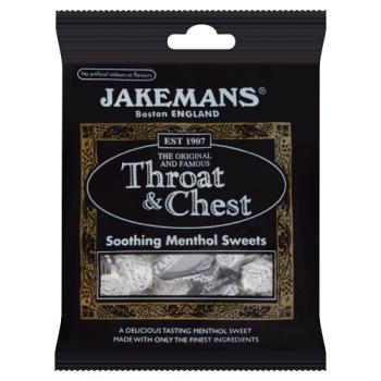 Jakemans Throat & Chest Soothing Menthol Sweets 100g
