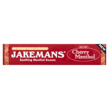 Jakemans Cherry Menthol Soothing Menthol Sweets 41g
