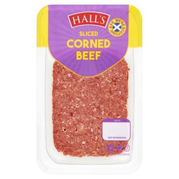 Hall's Sliced Corned Beef 100g