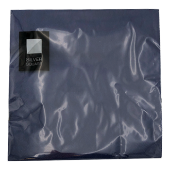 PPS Silver Square Navy Blue Napkins 