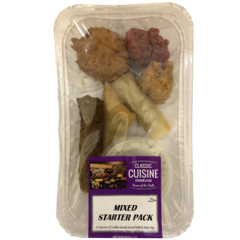 Classic Cuisine Birmingham Indian Mixed Starter Pack 200g