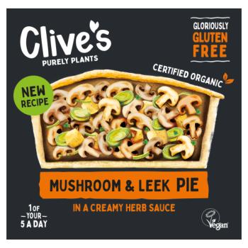Clive's Mushroom & Leek Pie 235g