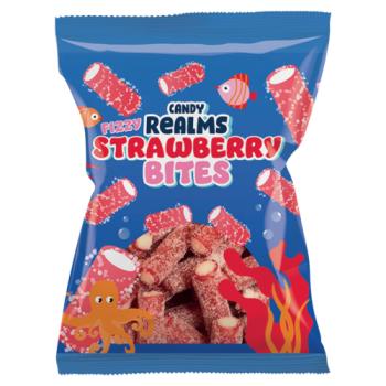 Candy Realms Fizzy Strawberry Bites 170g