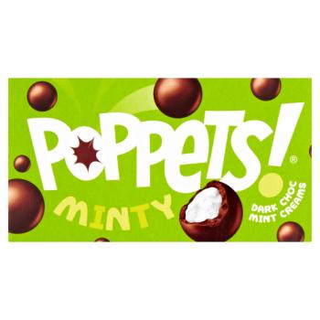 Poppets Dark Choc Mint Creams 40g