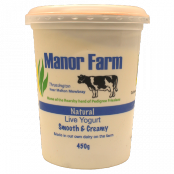 Manor Farm Live Natural Yogurt 450g 