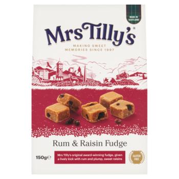 Mrs. Tilly's Rum & Raisin Fudge