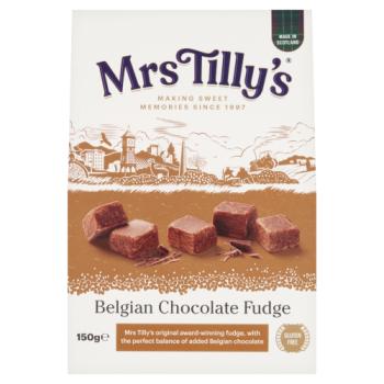 Mrs Tilly's Belgian Chocolate Fudge 150g