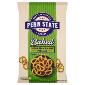Penn State Baked Sour Cream & Chive Flavour Pretzels 650g