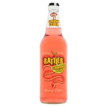 Healeys Rattler Strawberry & Lime Cornish Cyder 500ml