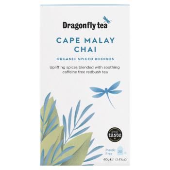 Dragonfly Tea Cape Malay Chai Organic Spiced Rooibos 20 Sachets 40g