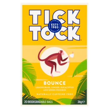 Tick Tock Bounce Tea 20 Biodegradable Bags 36g