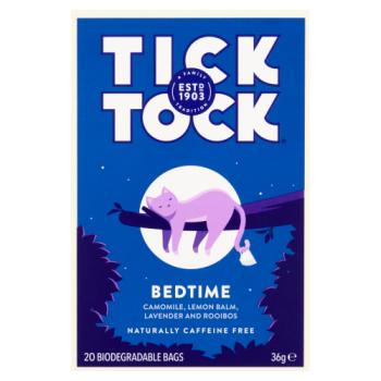 Tick Tock Bedtime 20 Tea Biodegradable Bags 36g