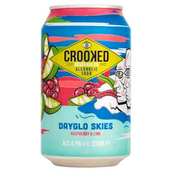 Crooked Rasp & Lime Soda 250ml