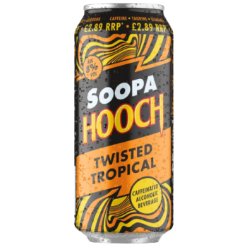 Soopa Hooch Twisted Tropical Caffeinated Alcoholic Beverage 440ml PM £2.89 