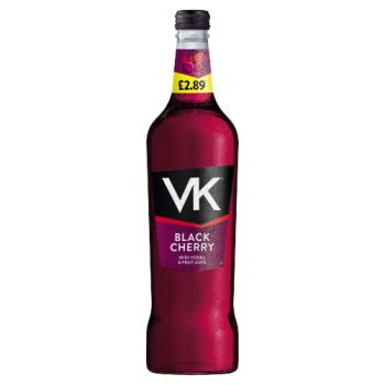 VK Black Cherry with Vodka & Fruit Juice 70cl