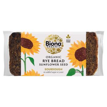 Biona Organic Sunflower Seed Rye Bread 500g