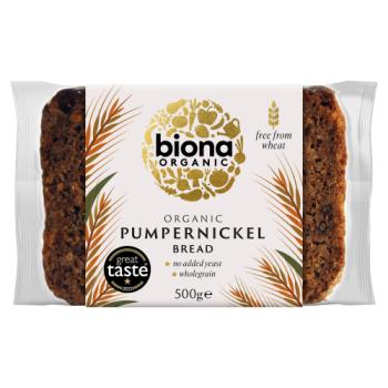 Biona Organic Pumpernickel Bread 500g