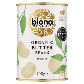 Biona Organic Butter Beans in Water 240g