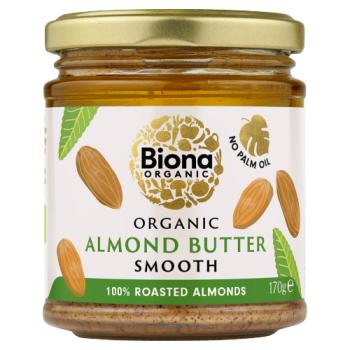Biona Organic Smooth Almond Butter 170g