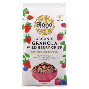 Biona Wild Berry Crisp Granola - Boxed