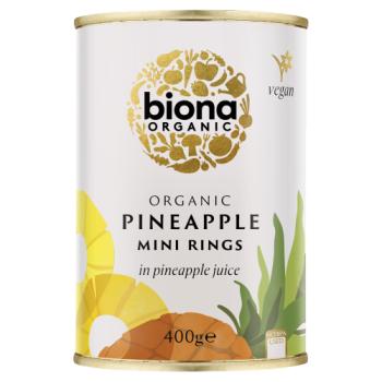Biona Pineapple Rings - Tinned In Juice