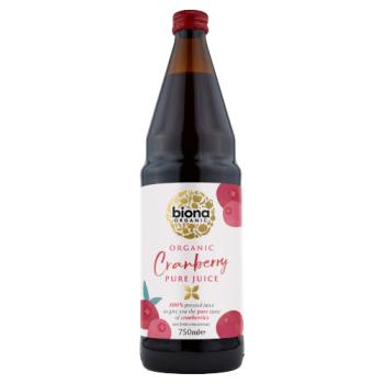 Biona Organic Cranberry Pure Juice 750ml