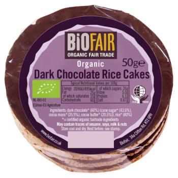 Biofair Dark Chocolate Coated Rice Cake