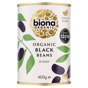 Biona Organic Black Beans in Water 240g