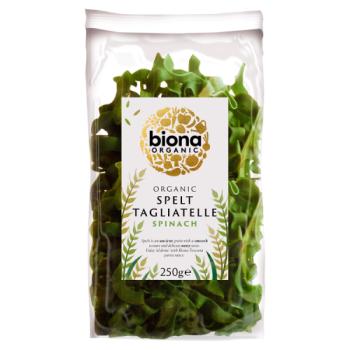 Biona Organic Spelt Tagliatelle Spinach 250g