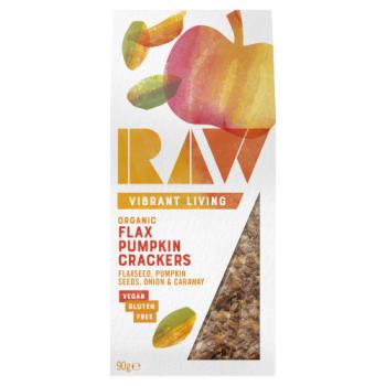 Raw Health Flax Pumpkin Raw Crackers