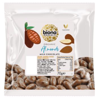 Biona Milk Choc Covered Almonds