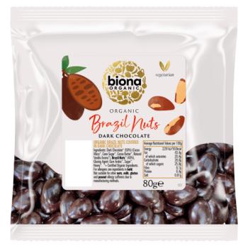 Biona Dark Choc Covered Brazils
