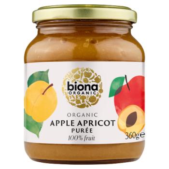 Biona Apple & Apricot Purée - Jar