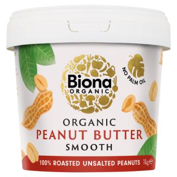 Biona Organic Smooth Peanut Butter 1kg