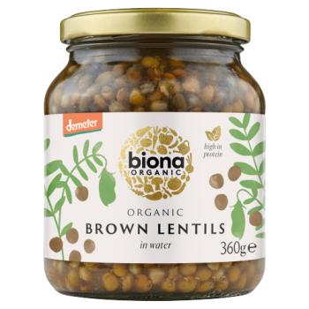 Biona Jar Brown Lentils