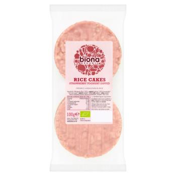 Biona Strawberry Yoghurt Coated Ricecak