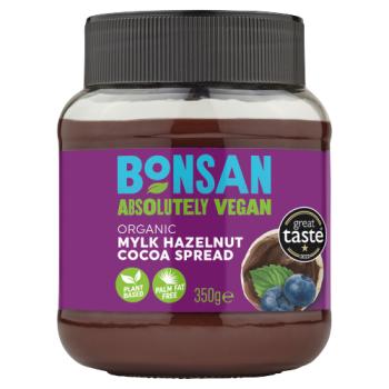 Bonsan Organic Mylk Hazelnut Cocoa Spread 350g