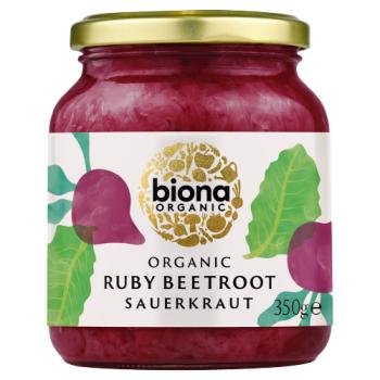 Biona Organic Ruby Beetroot Sauerkraut 220g