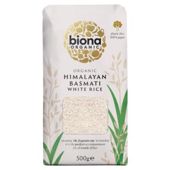 Biona Organic Himalayan Basmati White Rice 500g