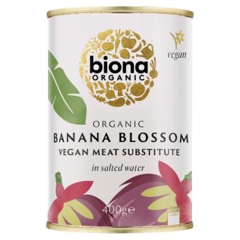 Biona Organic Banana Blossom Vegan Meat Substitute in Salted Water 400g