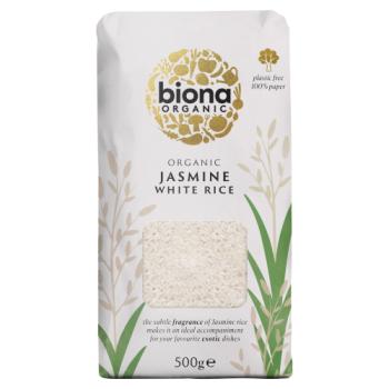Biona Organic Jasmine White Rice 500g