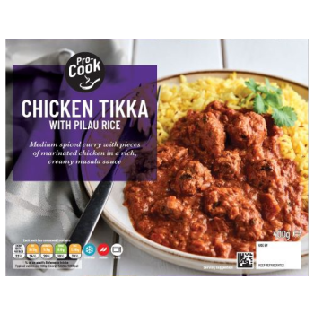 Pro-Cook Chicken Tikka with Pilau Rice 400g 