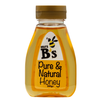 Mrs B's Pure & Natural Squeezy Honey 240g 